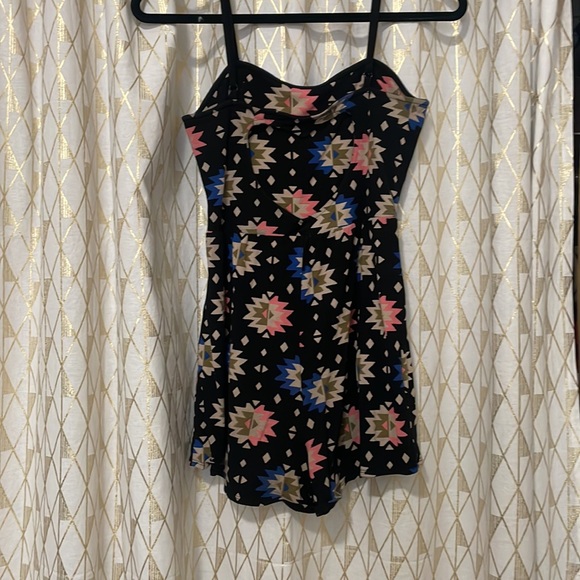 Forever 21 tribal romper with heart cutout back - Picture 2 of 4